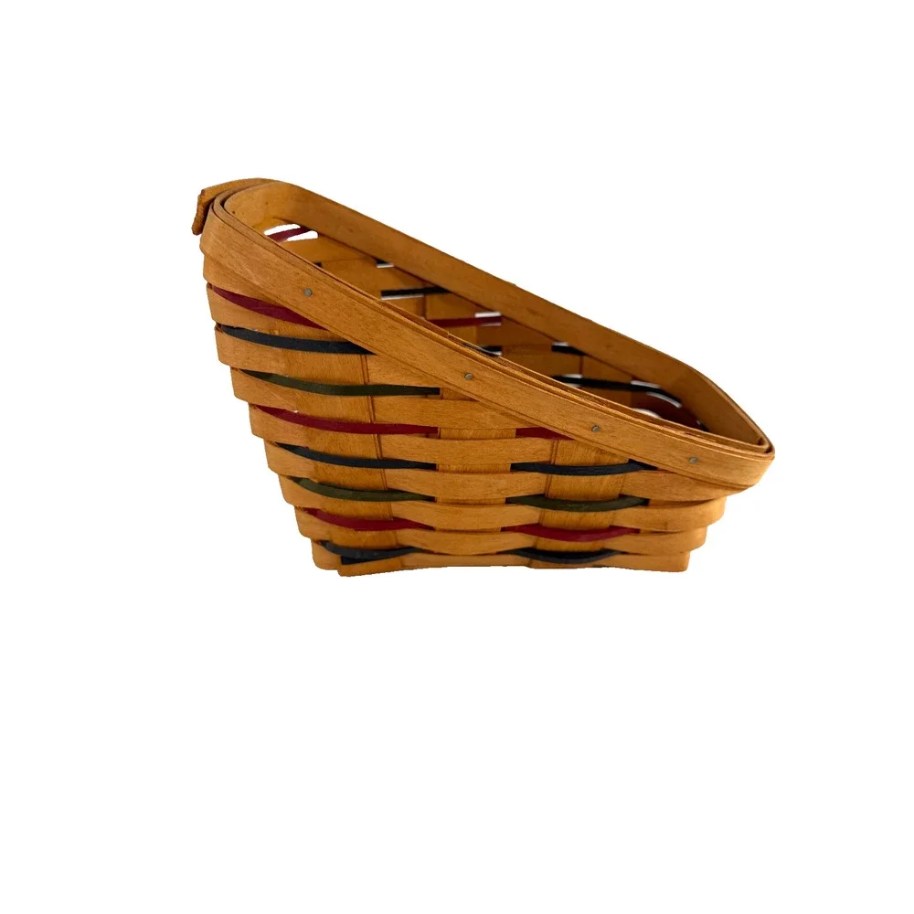 1995 Longaberger Woven Traditions Small Vegetable Basket‎ 10.5